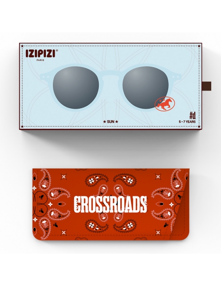 Okulary przeciwsłoneczne dla dzieci IZIPIZI KIDS ♯D CROSSROADS Turquoise Stone [limitowana edycja]