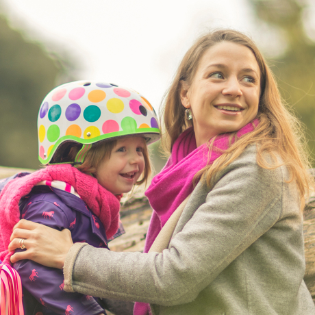 Kask Micro neonowe kropy