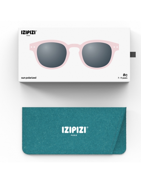 Okulary przeciwsłoneczne dla dzieci IZIPIZI JUNIOR ♯C Pink Polarized