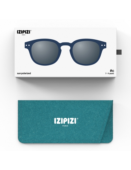 Okulary przeciwsłoneczne dla dzieci IZIPIZI JUNIOR #C Navy Blue Polarized