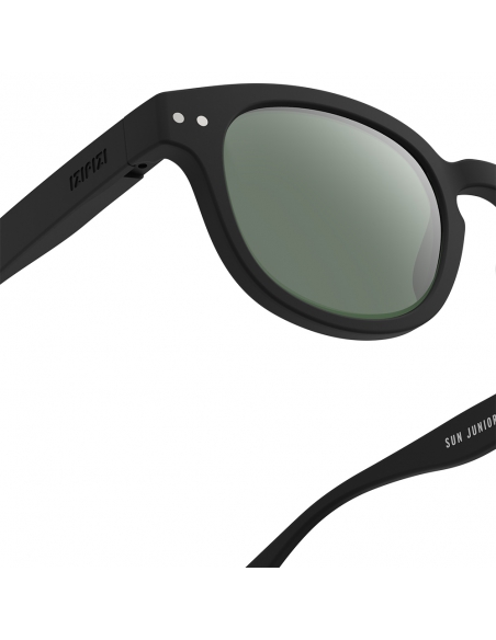 Okulary przeciwsłoneczne dla dzieci IZIPIZI JUNIOR #C Black Polarized
