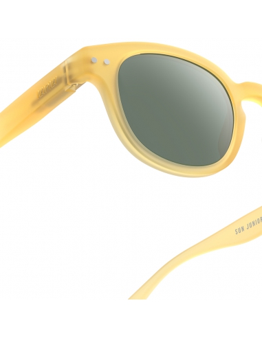Okulary przeciwsłoneczne dla dzieci IZIPIZI JUNIOR #C Yellow Honey Polarized/Green Lens