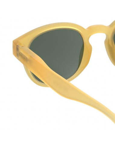 Okulary przeciwsłoneczne dla dzieci IZIPIZI JUNIOR #C Yellow Honey Polarized/Green Lens