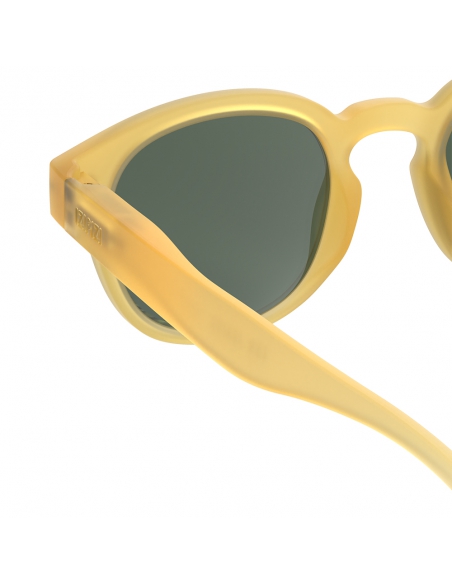 Okulary przeciwsłoneczne dla dzieci IZIPIZI JUNIOR #C Yellow Honey Polarized/Green Lens