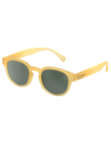 Okulary przeciwsłoneczne dla dzieci IZIPIZI JUNIOR #C Yellow Honey Polarized/Green Lens