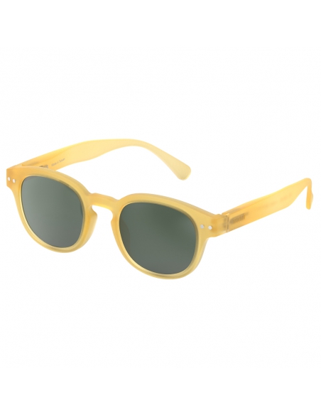 Okulary przeciwsłoneczne dla dzieci IZIPIZI JUNIOR #C Yellow Honey Polarized/Green Lens