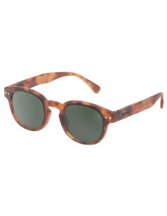 Okulary przeciwsłoneczne dla dzieci IZIPIZI JUNIOR #C Havane Polarized/Green Lens