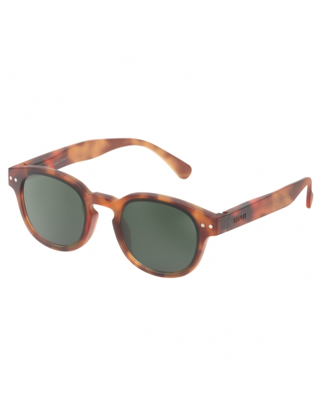 Okulary przeciwsłoneczne dla dzieci IZIPIZI JUNIOR #C Havane Polarized/Green Lens