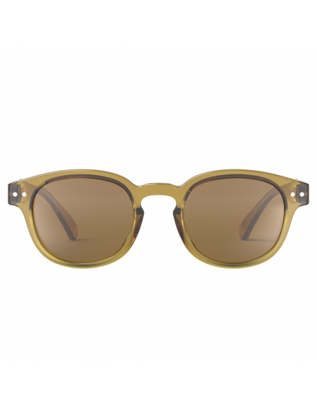 Okulary przeciwsłoneczne dla dzieci IZIPIZI JUNIOR #C Golden Green Polarized/Brown Lens