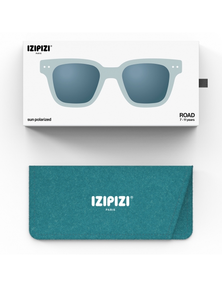 Okulary przeciwsłoneczne dla dzieci IZIPIZI JUNIOR ♯ROAD Frozen Blue Polarized/Blue Lens