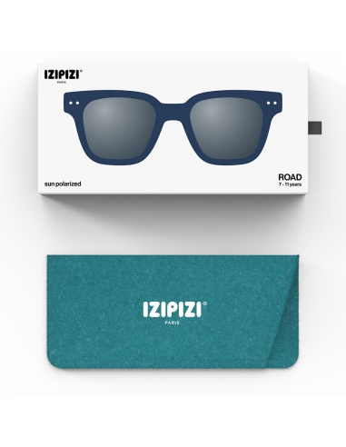 Okulary przeciwsłoneczne dla dzieci IZIPIZI JUNIOR #ROAD Navy Blue Polarized