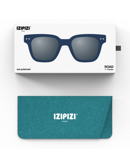 Okulary przeciwsłoneczne dla dzieci IZIPIZI JUNIOR #ROAD Navy Blue Polarized