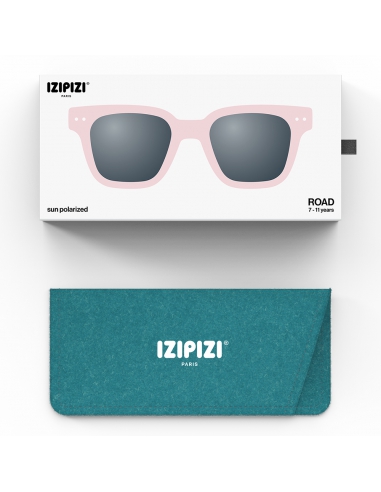 Okulary przeciwsłoneczne dla dzieci IZIPIZI JUNIOR #ROAD Pink Polarized