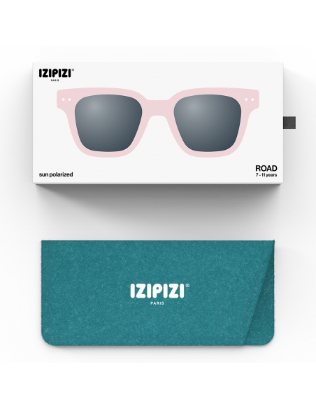 Okulary przeciwsłoneczne dla dzieci IZIPIZI JUNIOR #ROAD Pink Polarized