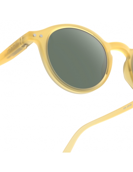 Okulary przeciwsłoneczne dla dzieci IZIPIZI JUNIOR #D Yellow Honey Polarized / Green Lens