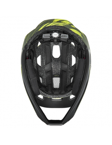 Kask rowerowy full face Uvex React JR Dark Olive Mat (odpinana garda)