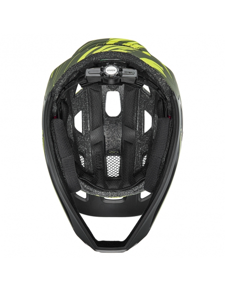 Kask rowerowy full face Uvex React JR Dark Olive Mat (odpinana garda)