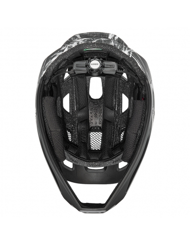 Kask rowerowy full face Uvex React JR Black-White Mat (odpinana garda)