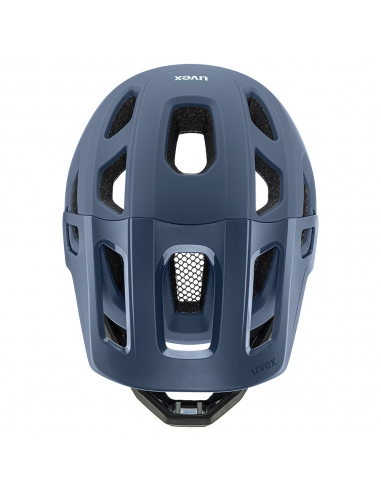 Kask rowerowy full face Uvex React JR Dusk Blue Mat (odpinana garda)