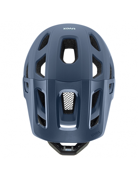 Kask rowerowy full face Uvex React JR Dusk Blue Mat (odpinana garda)