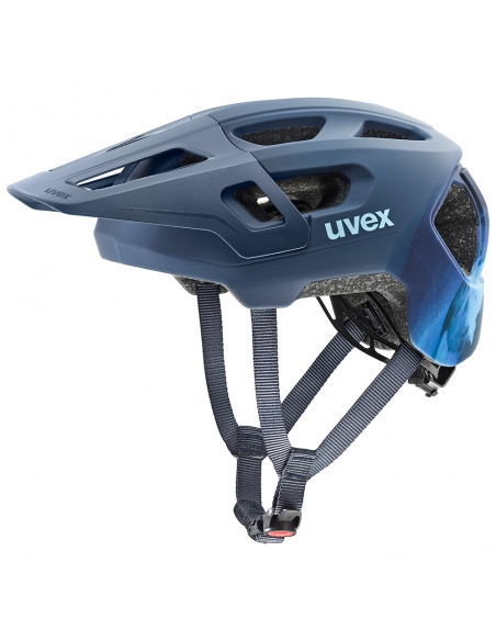 Kask rowerowy full face Uvex React JR Dusk Blue Mat (odpinana garda)