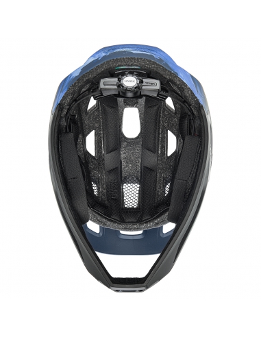 Kask rowerowy full face Uvex React JR Dusk Blue Mat (odpinana garda)