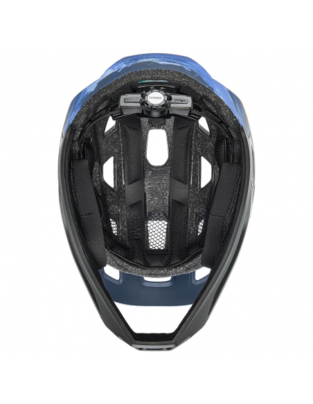 Kask rowerowy full face Uvex React JR Dusk Blue Mat (odpinana garda)