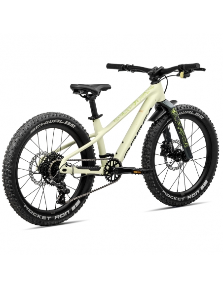 Rower dziecięcy ORBEA Kimu 20" H10 (karbonowy widelec) Acid Gum - Escape Green