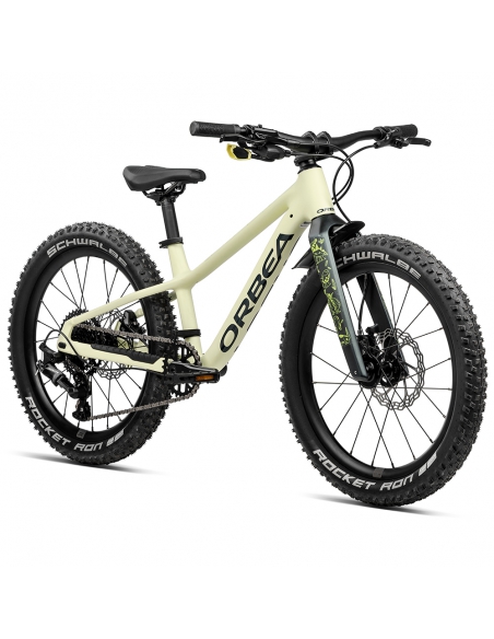 Rower dziecięcy ORBEA Kimu 20" H10 (karbonowy widelec) Acid Gum - Escape Green