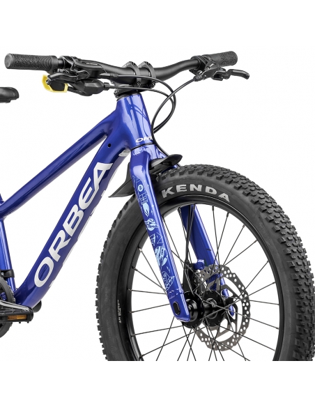 Rower dziecięcy ORBEA Kimu 20" H20 (aluminiowy widelec) Cobalt Blue - Lilac