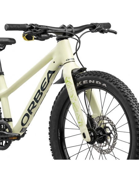 Rower dziecięcy ORBEA Kimu 20" H20 (aluminiowy widelec) Acid Gum - Escape Green