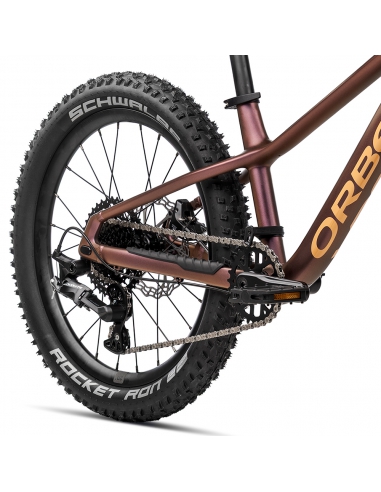 Rower dziecięcy ORBEA Kimu 20" H10 (karbonowy widelec) Metallic Sunset - Orange Cloud