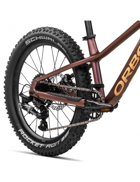 Rower dziecięcy ORBEA Kimu 20" H10 (karbonowy widelec) Metallic Sunset - Orange Cloud