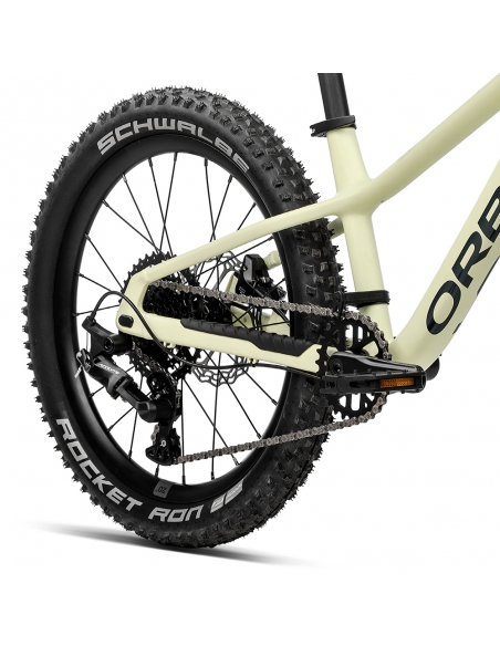 Rower dziecięcy ORBEA Kimu 20" H10 (karbonowy widelec) Acid Gum - Escape Green