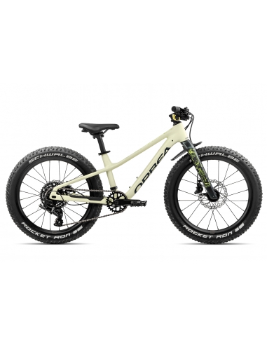 Rower dziecięcy ORBEA Kimu 20" H10 (karbonowy widelec) Acid Gum - Escape Green