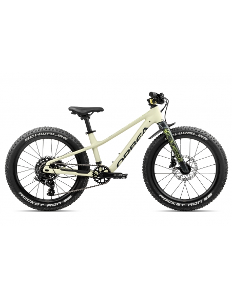 Rower dziecięcy ORBEA Kimu 20" H10 (karbonowy widelec) Acid Gum - Escape Green