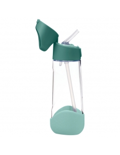 Butelka tritanowa na wodę bidon ze słomką b.box 600ml Emerald Forest