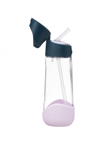Butelka tritanowa na wodę bidon ze słomką b.box 600ml Indigo Rose