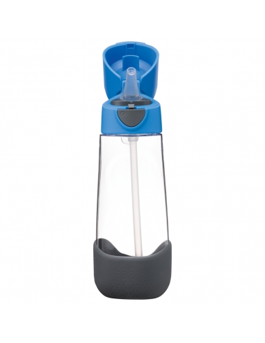 Butelka tritanowa na wodę bidon ze słomką b.box 600ml Blue Slate