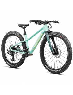 Rower dziecięcy ORBEA Kimu 24" H10 (karbonowy widelec) Aloha Green - Acid Gum