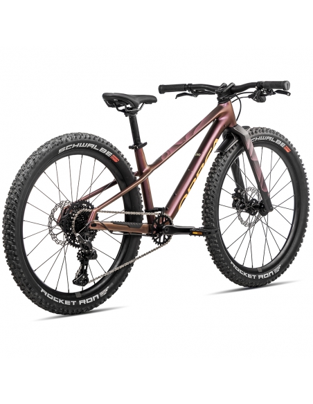 Rower dziecięcy ORBEA Kimu 24" H10 (karbonowy widelec) Metallic Sunset - Orange Cloud