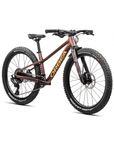 Rower dziecięcy ORBEA Kimu 24" H10 (karbonowy widelec) Metallic Sunset - Orange Cloud