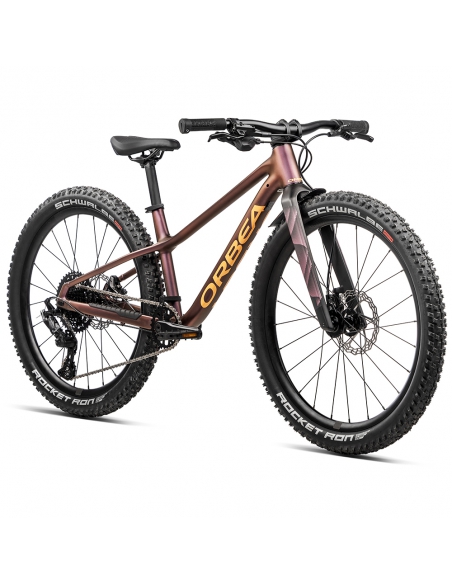 Rower dziecięcy ORBEA Kimu 24" H10 (karbonowy widelec) Metallic Sunset - Orange Cloud