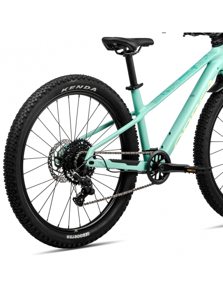 Rower dziecięcy ORBEA Kimu 24" H20 (aluminiowy widelec) Aloha Green - Acid Gum