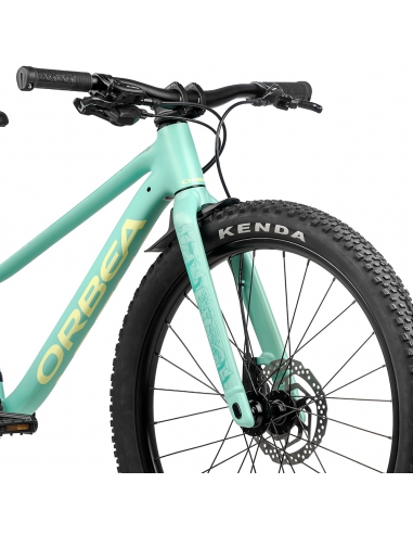 Rower dziecięcy ORBEA Kimu 24" H20 (aluminiowy widelec) Aloha Green - Acid Gum