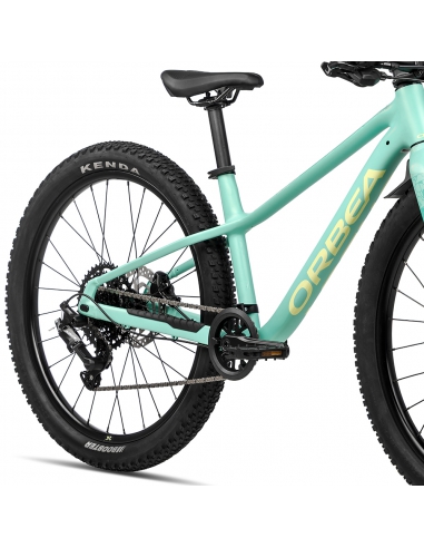 Rower dziecięcy ORBEA Kimu 24" H20 (aluminiowy widelec) Aloha Green - Acid Gum