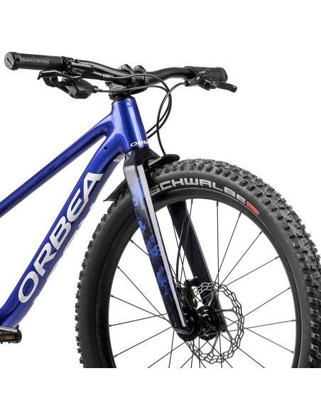 Rower dziecięcy ORBEA Kimu 24" H10 (karbonowy widelec) Cobalt Blue - Lilac