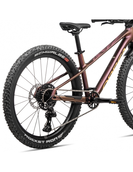 Rower dziecięcy ORBEA Kimu 24" H10 (karbonowy widelec) Metallic Sunset - Orange Cloud