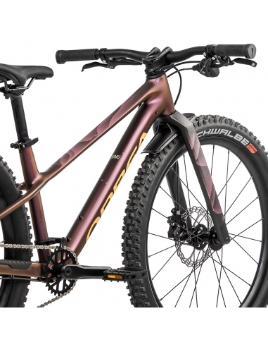 Rower dziecięcy ORBEA Kimu 24" H10 (karbonowy widelec) Metallic Sunset - Orange Cloud