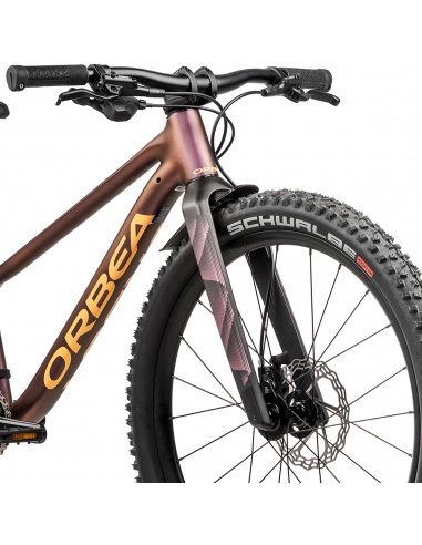 Rower dziecięcy ORBEA Kimu 24" H10 (karbonowy widelec) Metallic Sunset - Orange Cloud